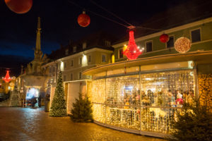 Lichtermeer am St. Veiter Hauptplatz