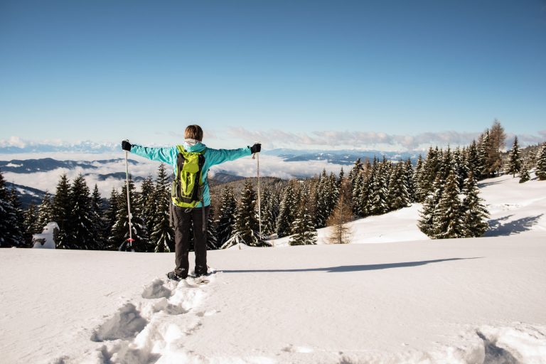 Wandern auf der Saualm im Winter