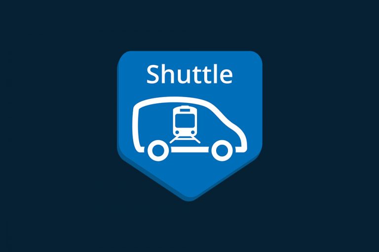 Logo vom Bahnhofshuttle
