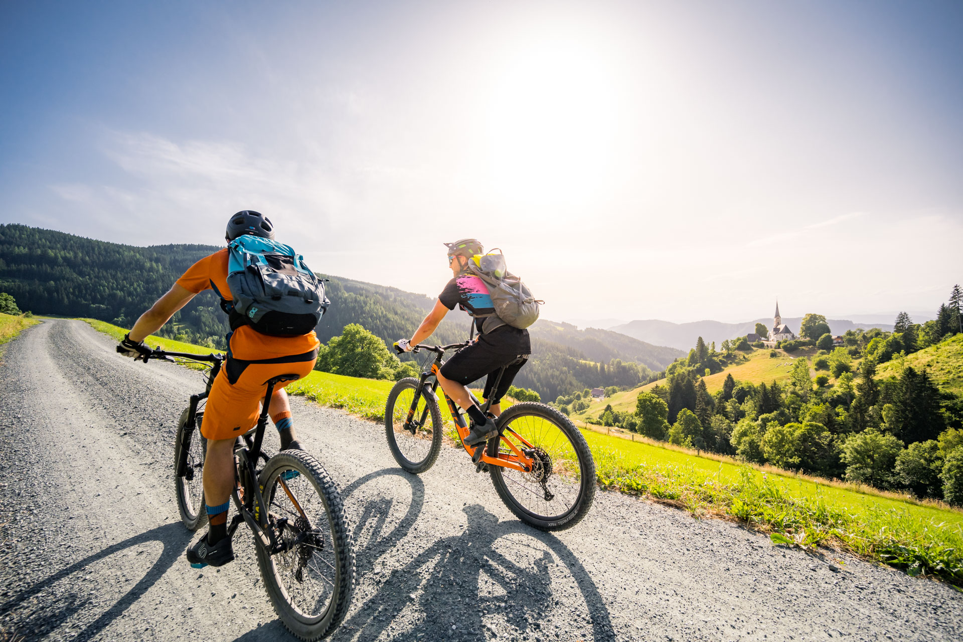 Perfektes Wetter am Bike