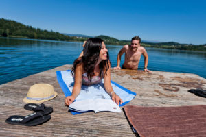 Der Längsee in Mittelkärnten