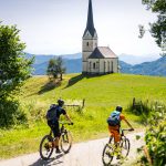 Mountainbiker auf der Saualpe