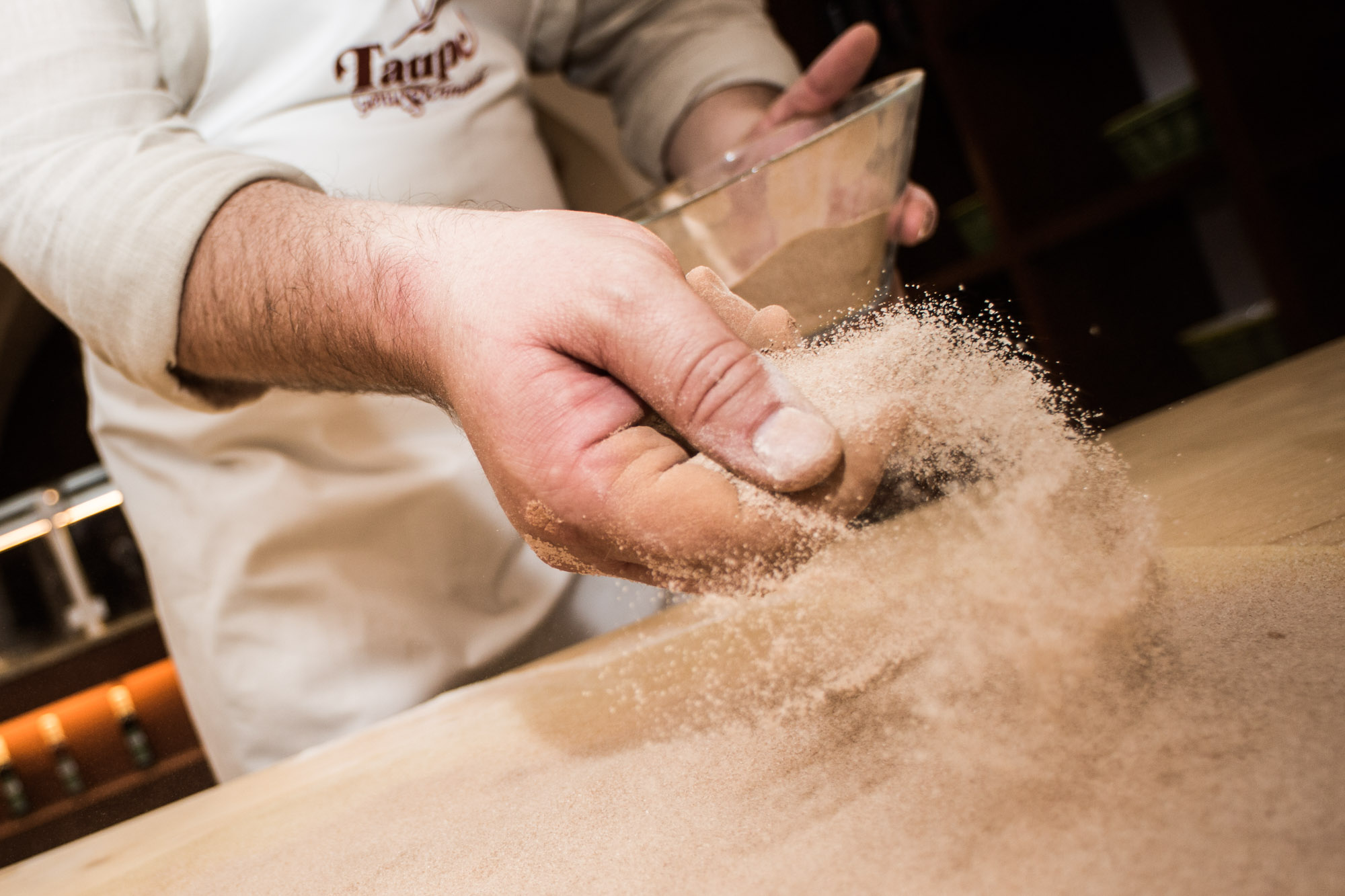 Frische Zubereitung in der Genussschmiede Taupe