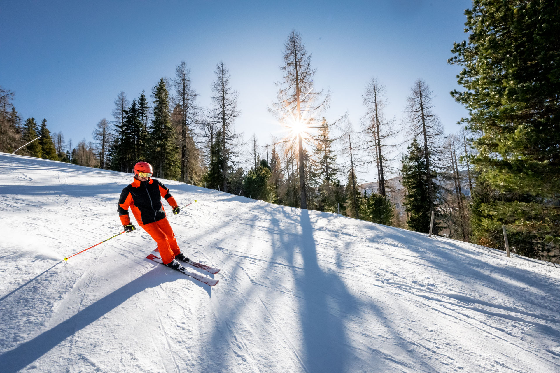 Ski fahren auf der Flattnitz Mittelkärnten Kärnten