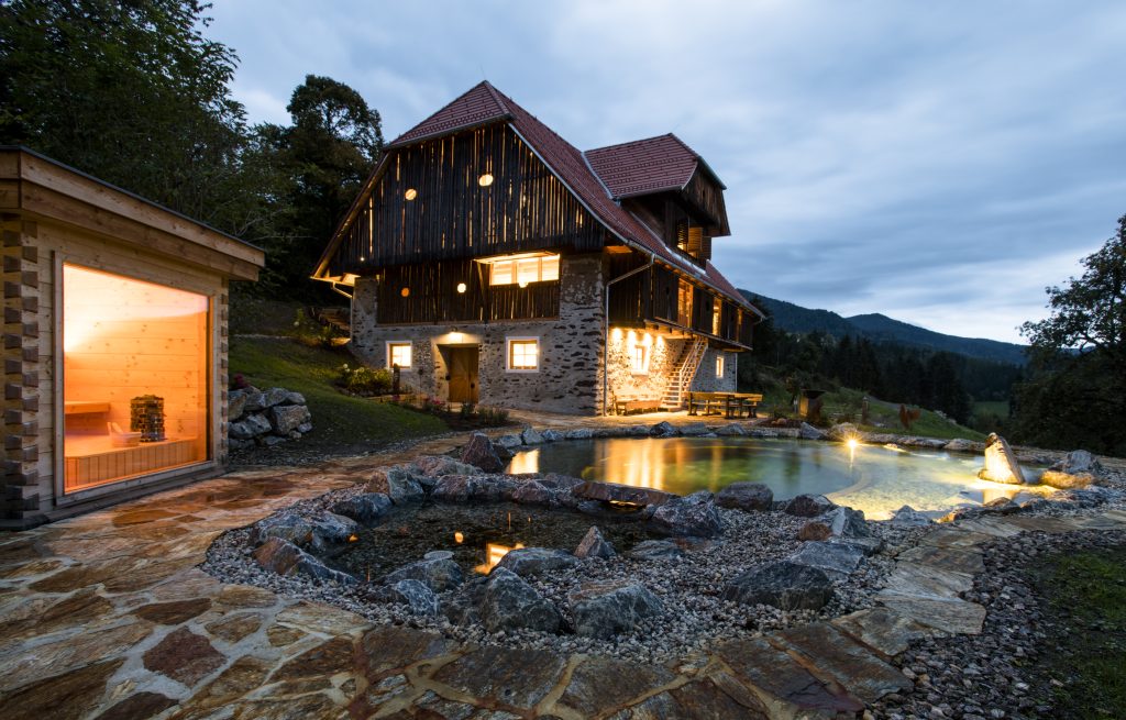 idyllische Abendbeleuchtung