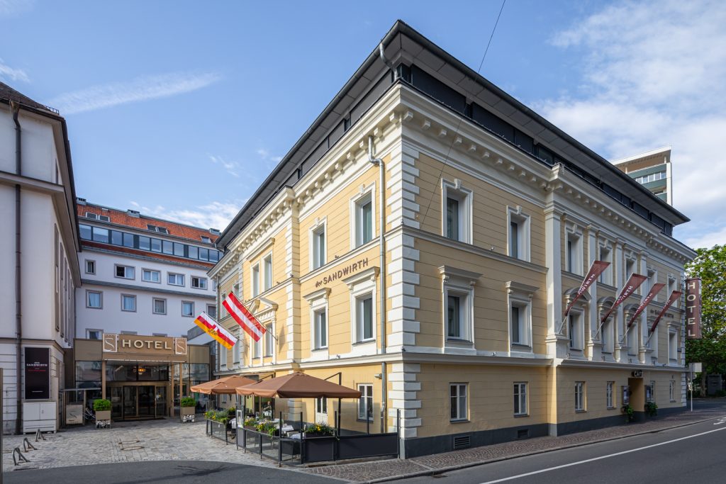 Das Hotel Der Sandwirth in Klagenfurt Der Sandwith Klagenfurt Aussenaufnahme