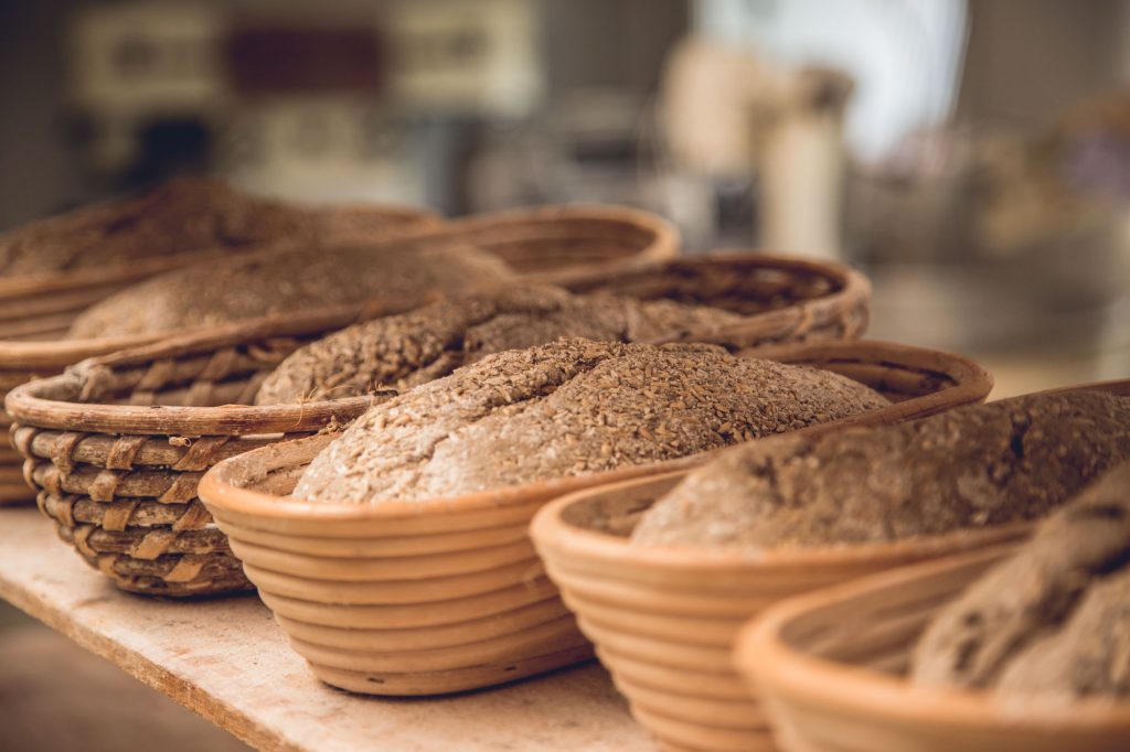 Selbstgebackenes Brot am Merlinghof